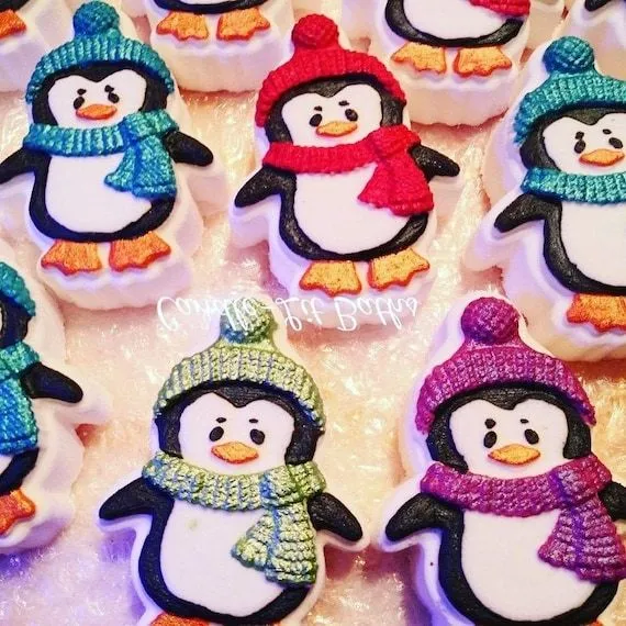 Molde de plástico de pingüino de invierno o molde de silicona - Etsy México