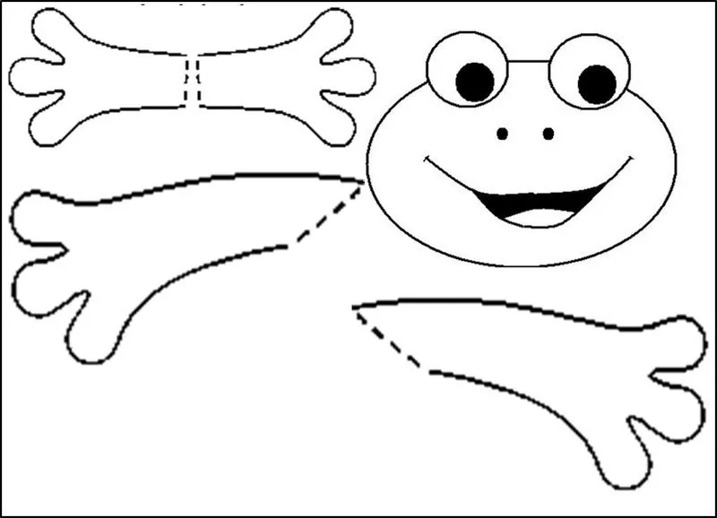 Moldes ranas - Imagui
