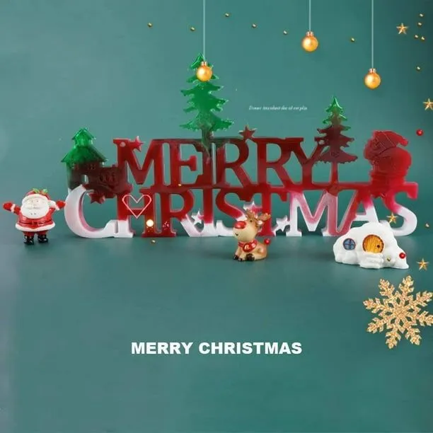 Molde de resina de silicona de Navidad, moldes de letras de Feliz Navidad en 3D, molde colgante de r Levamdar JQWJ365 | Bodega Aurrera en línea Molde de resina de silicona de Navidad, moldes de letras de Feliz Navidad en 3D, molde colgante de r Levamdar JQWJ365 | Bodega Aurrera en línea