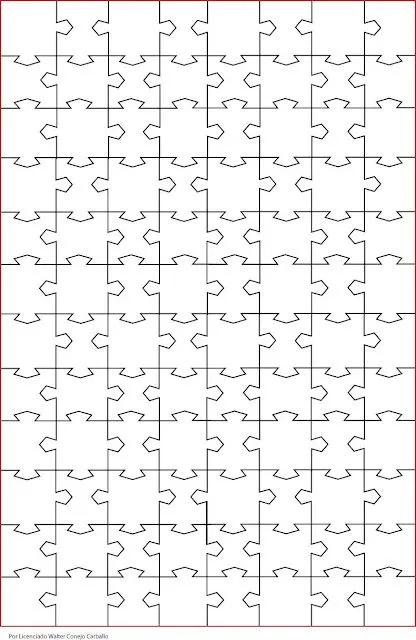 Molde de rompecabezas para imprimir - Imagui