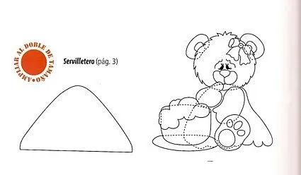 Servilleteros infantiles moldes - Imagui