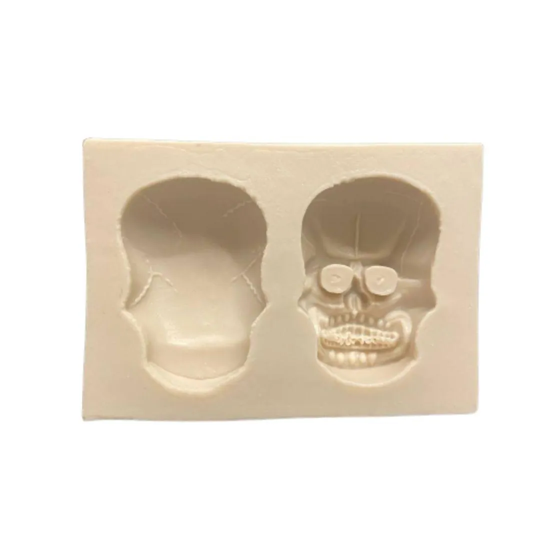 Molde de sílicon calavera calaca 3d doble vista halloween para reposte – chezmarblan Molde de sílicon calavera calaca 3d doble vista halloween para reposte – chezmarblan