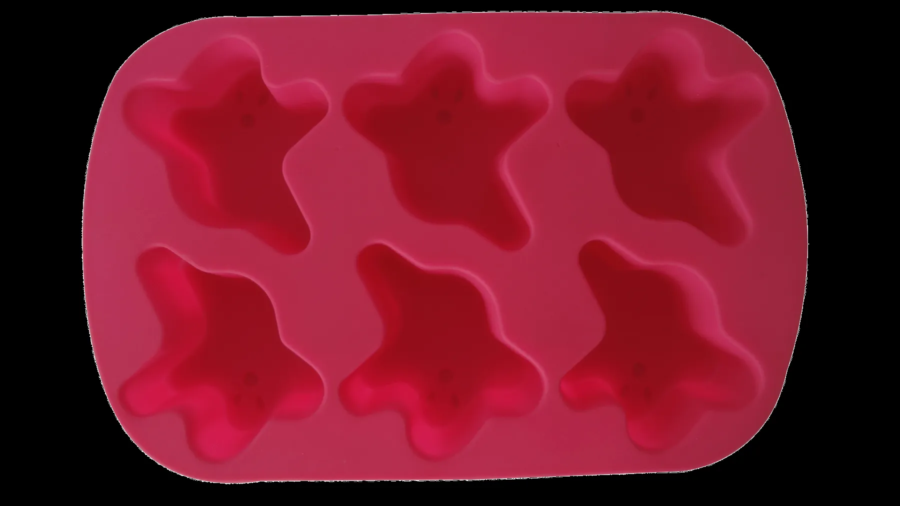 Molde de silicón para hornear en forma de fantasmas 6 cavidades – Central Gourmet MX Molde de silicón para hornear en forma de fantasmas 6 cavidades – Central Gourmet MX
