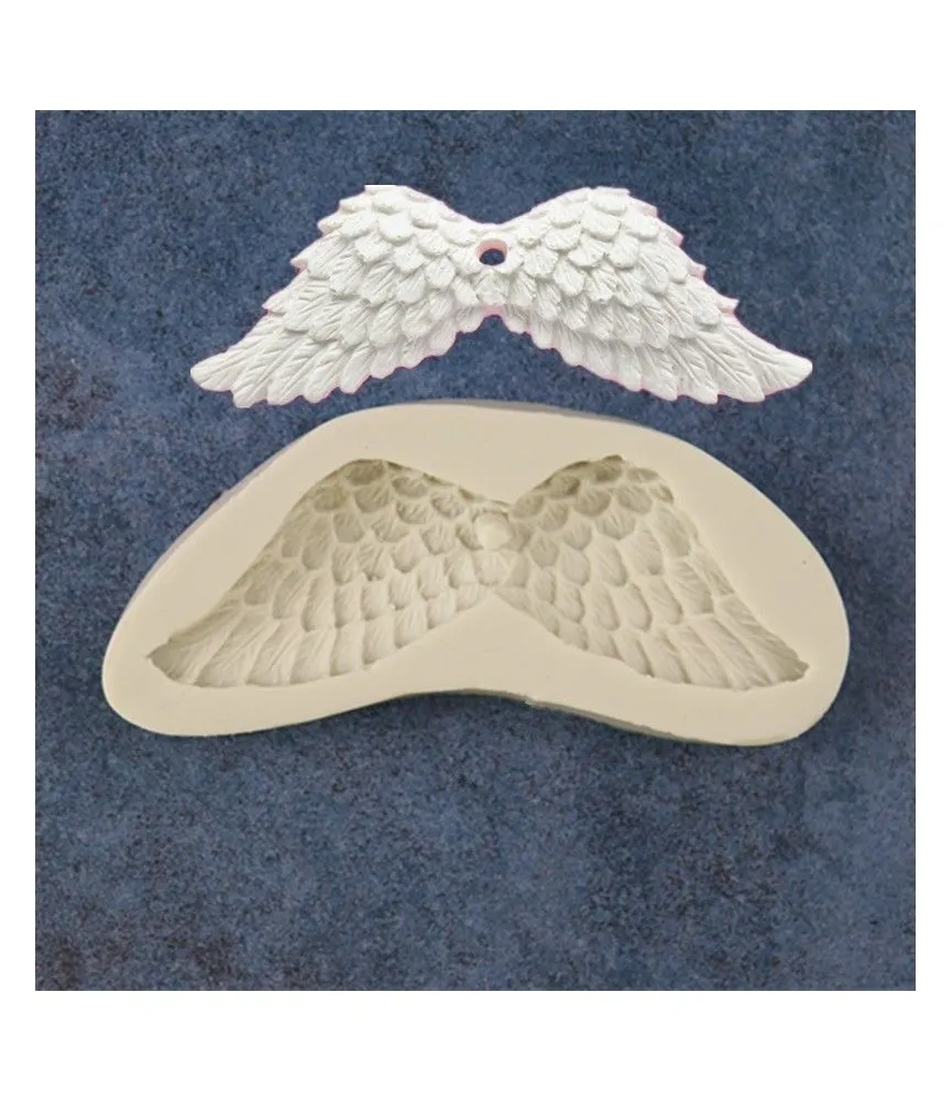 Molde de silicona alas angel, ideal para usar con pasta DAS Molde de silicona alas angel, ideal para usar con pasta DAS