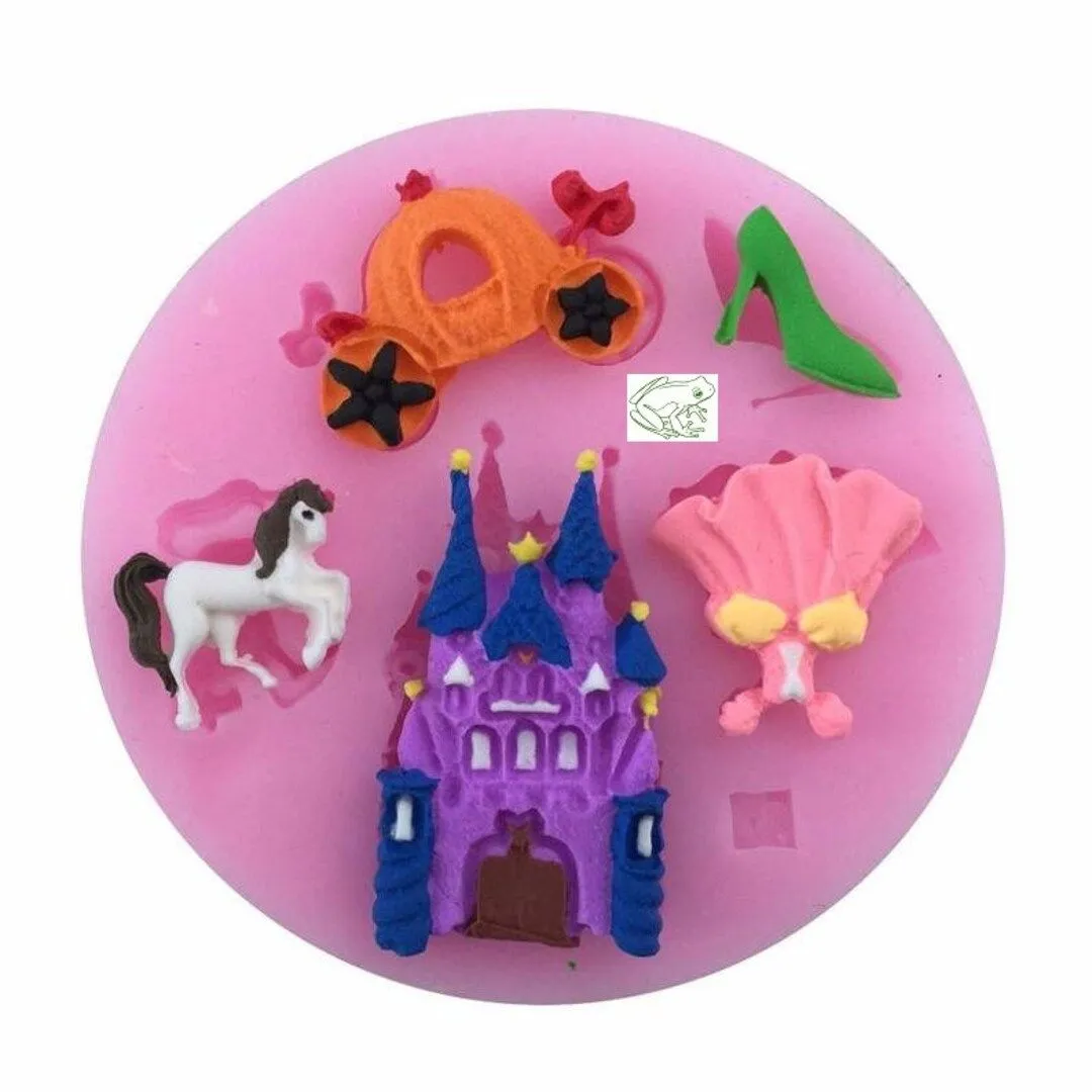 Molde de silicona de Cenicienta de cuento de hadas con un - Etsy México Molde de silicona de Cenicienta de cuento de hadas con un - Etsy México