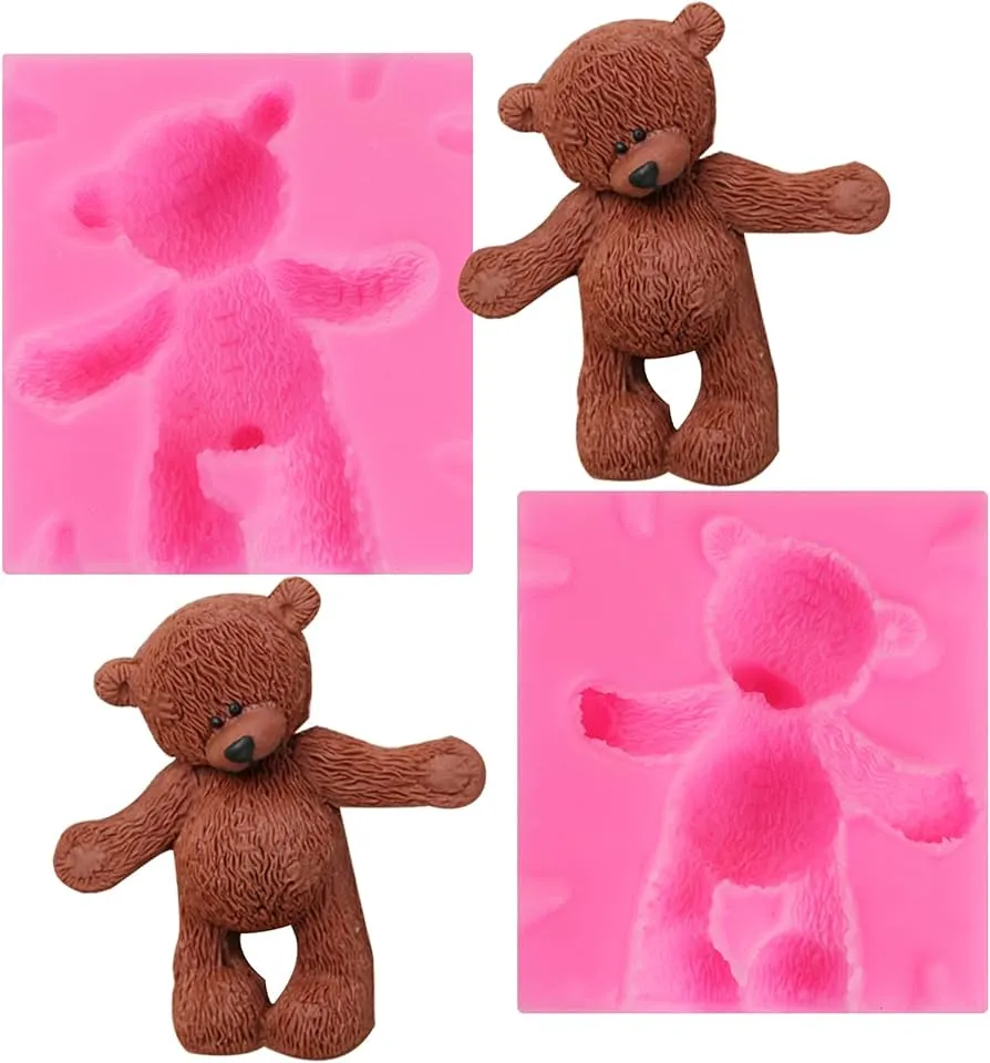 Molde de silicona para fondant de oso de peluche 3D para decoración de pasteles, azúcar, manualidades, arcilla polimérica : Amazon.com.mx: Hogar y Cocina Molde de silicona para fondant de oso de peluche 3D para decoración de pasteles, azúcar, manualidades, arcilla polimérica : Amazon.com.mx: Hogar y Cocina