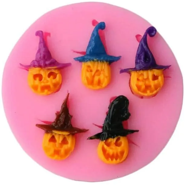 Molde de silicona para Halloween, decoración de calabaza pirata, molde de  silicona para hornear DIY Zhivalor ZYY-1415 | Bodega Aurrera en línea