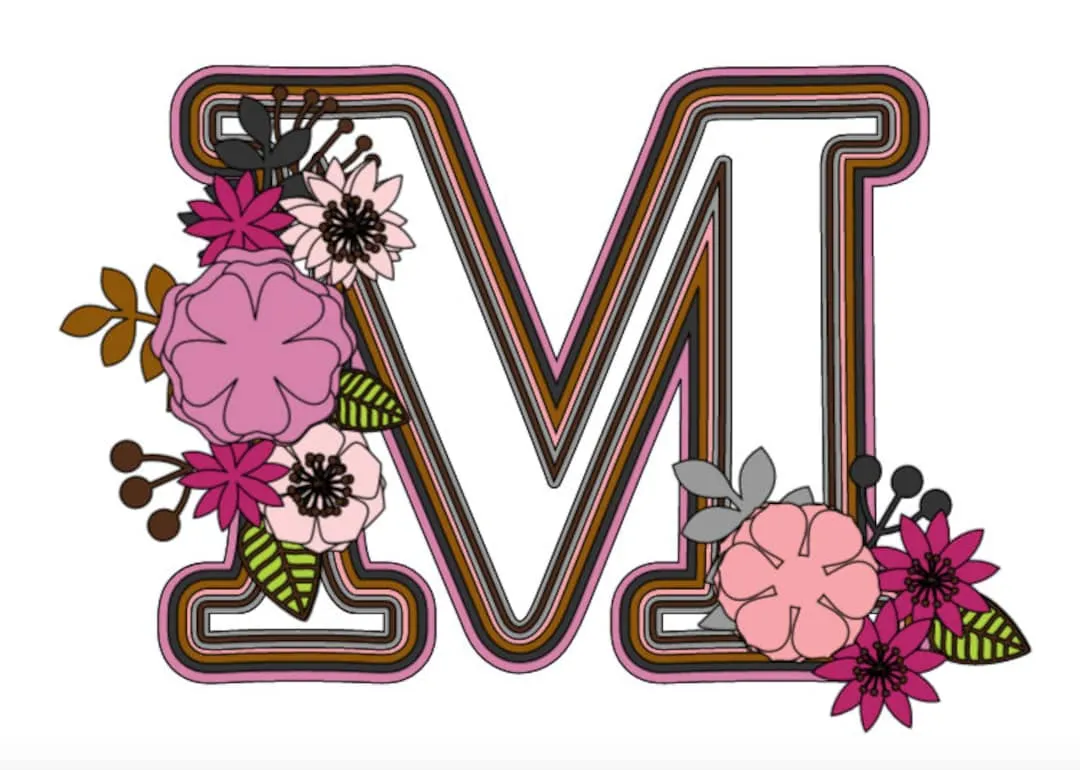 Molde svg letra M de alfabeto cake topper de letras - Etsy México Molde svg letra M de alfabeto cake topper de letras - Etsy México