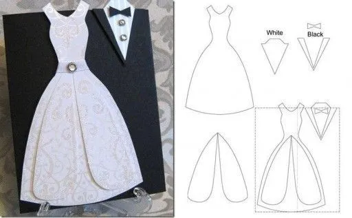Molde para hacer tarjeta de invitacion de boda | BODA | Pinterest ... Molde para hacer tarjeta de invitacion de boda | BODA | Pinterest ...