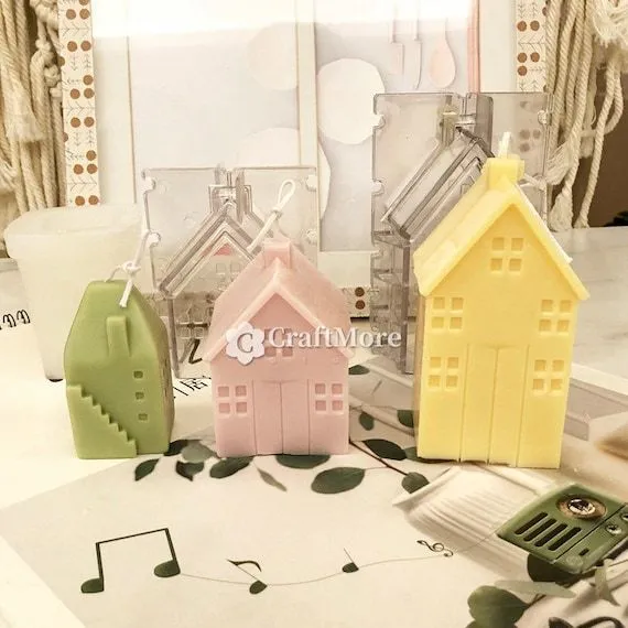Molde de vela de casa pequeña creativa-Molde de silicona de - Etsy México Molde de vela de casa pequeña creativa-Molde de silicona de - Etsy México