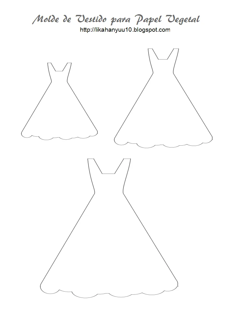 Molde de vestido - Imagui