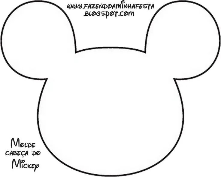 molde viseira do mickey - Pesquisa Google | ..♫.. mickey e minnie ...