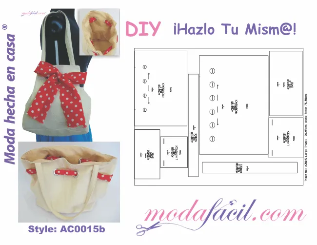 Moldes de 10 bolsos y maletines para mujer - Modafacil.DIY Moldes de 10 bolsos y maletines para mujer - Modafacil.DIY