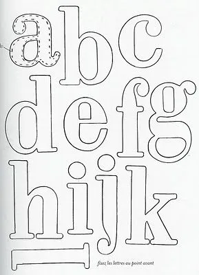 Letras para molde - Imagui