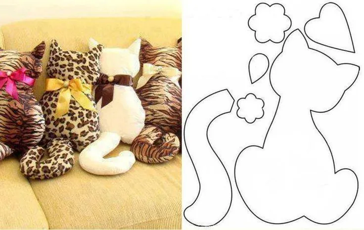 moldes para almohadones en forma de animales | almohadones ... moldes para almohadones en forma de animales | almohadones ...