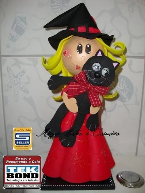 Moldes de Amanda: Fofuchas Brujas | Halloween | Pinterest Moldes de Amanda: Fofuchas Brujas | Halloween | Pinterest