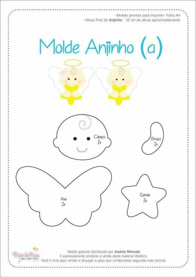 Moldes para hacer angelitos de fieltro | Anjinhos de feltro, Molde de anjinho, Tecidos artesanais de feltro Moldes para hacer angelitos de fieltro | Anjinhos de feltro, Molde de anjinho, Tecidos artesanais de feltro