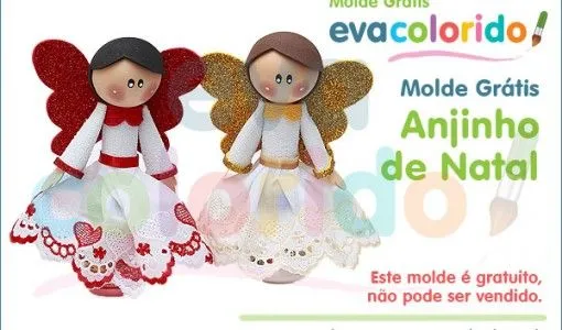 moldes de angelitos - Todo en Goma Eva