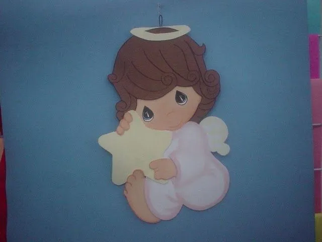 moldes de angelitos de preciosos momentos - Buscar con Google ...