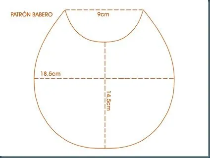 Moldes de baberos para imprimir - Imagui