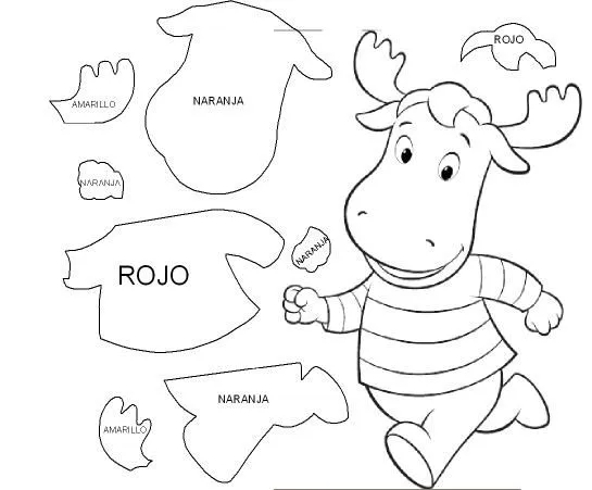 Moldes de pablo Backyardigans - Imagui