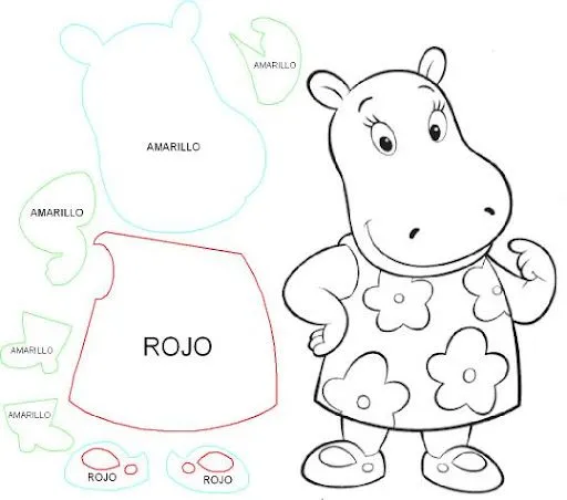 Moldes de backyardigans en goma eva - Imagui Moldes de backyardigans en goma eva - Imagui
