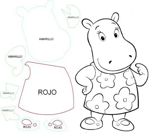 Moldes backyardigans - Imagui