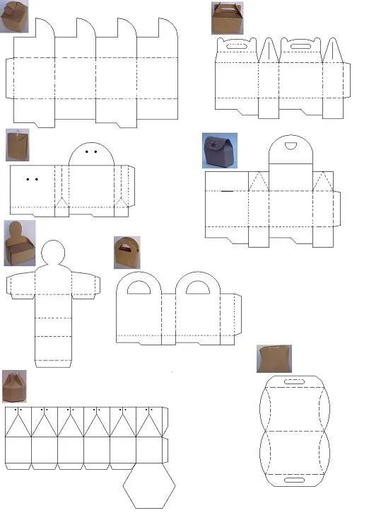 8 moldes en blanco de cajitas. | Ideas y material gratis para ... 8 moldes en blanco de cajitas. | Ideas y material gratis para ...