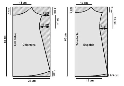 Moldes para blusas gratis - Imagui