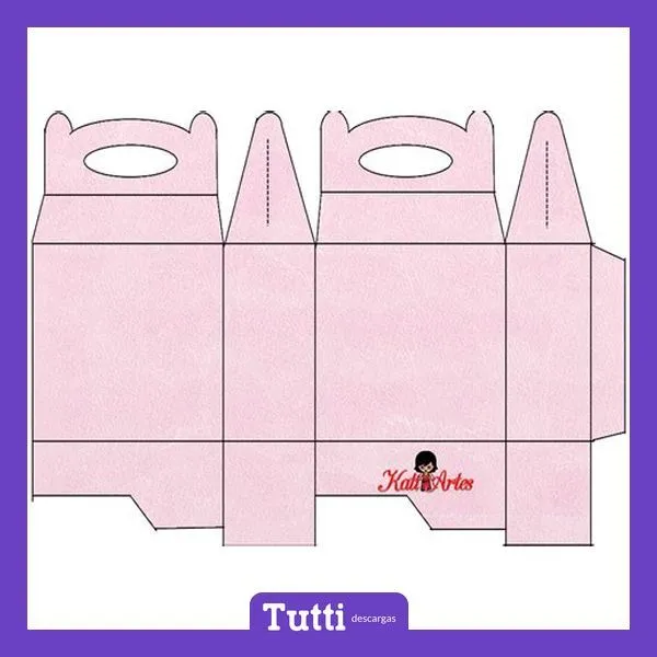 ▷ Moldes para bolsas de papel para imprimir | Tutti Descargas