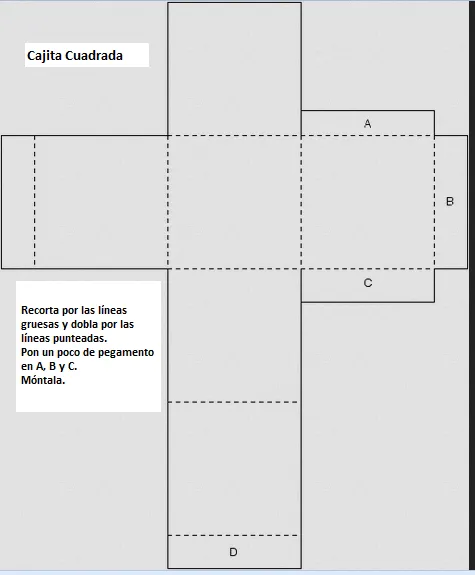 Moldes de cajas cuadradas con tapa - Imagui Moldes de cajas cuadradas con tapa - Imagui