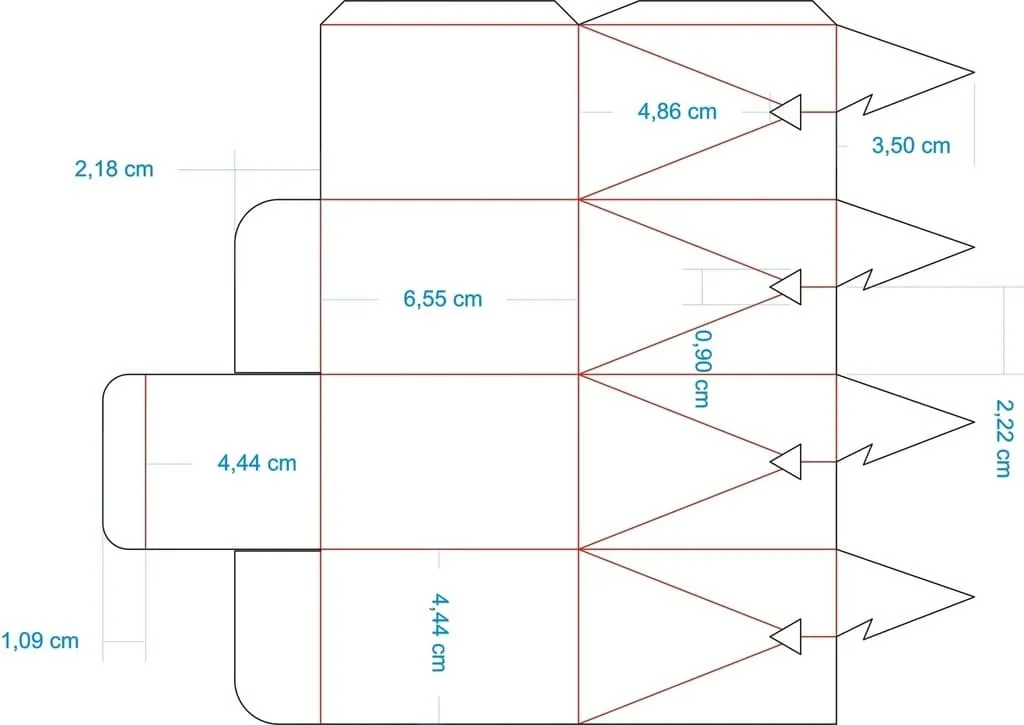 Moldes de cajas con medidas la mejor recopilación de PDF gratis