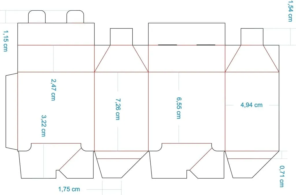 Moldes de cajas con medidas la mejor recopilación de PDF gratis