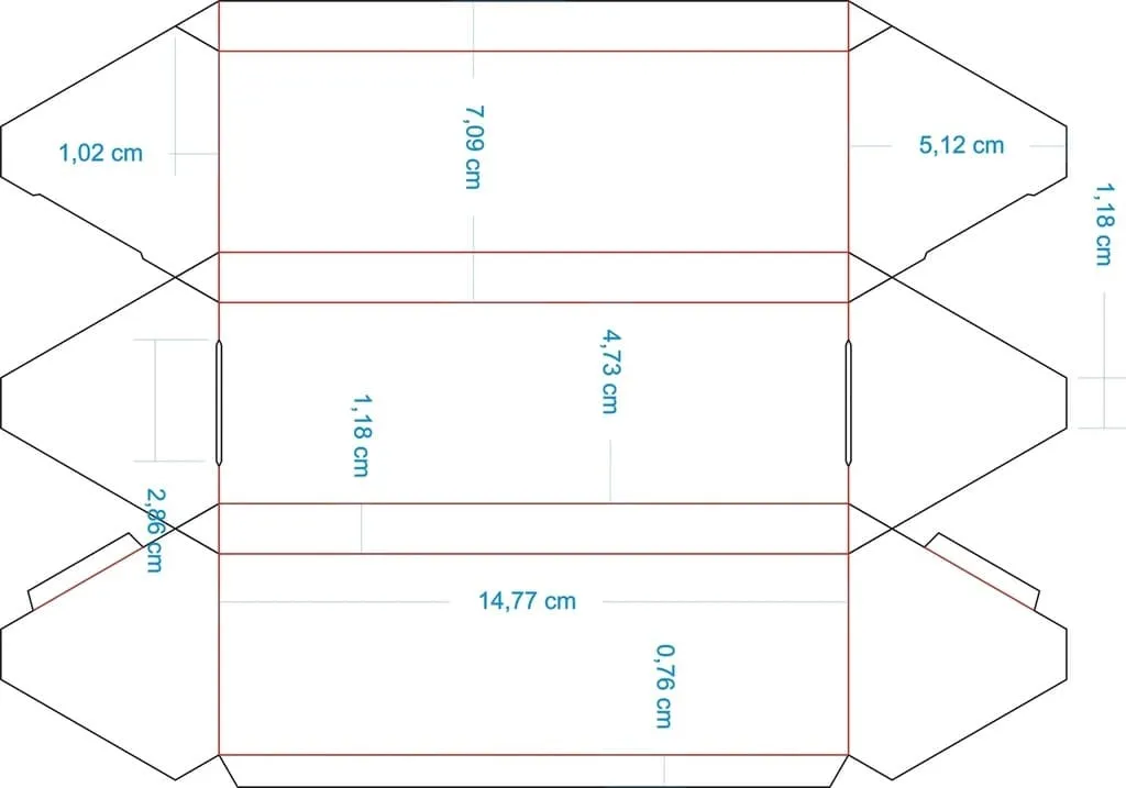 Moldes de cajas con medidas la mejor recopilación de PDF gratis