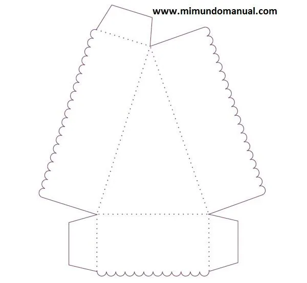 Moldes de cajas para tortas para imprimir - Imagui