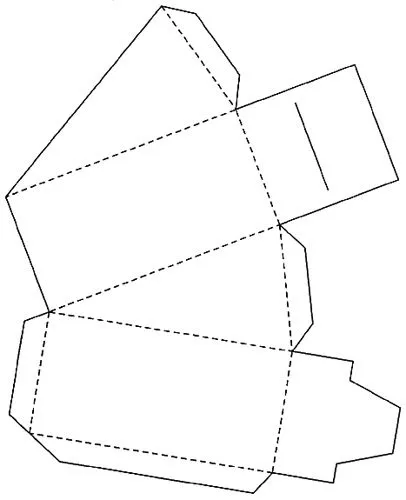Moldes de cajitas para porcion de torta - Imagui