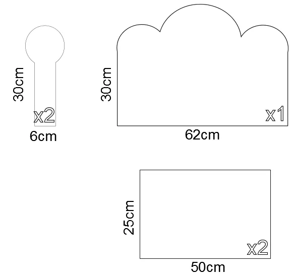 Moldes de camas para perros gratis - Imagui