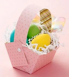 Moldes para hacer canastas de pascua ~ Portal de Manualidades Moldes para hacer canastas de pascua ~ Portal de Manualidades