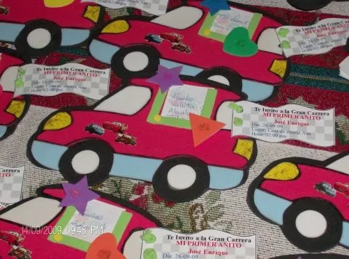 Cars Disney tarjetas de invitación - Imagui