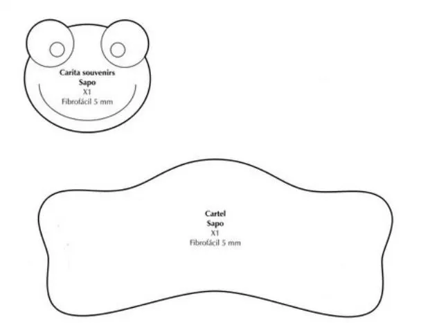 Moldes del sapo pepe para hacer en goma eva - Imagui