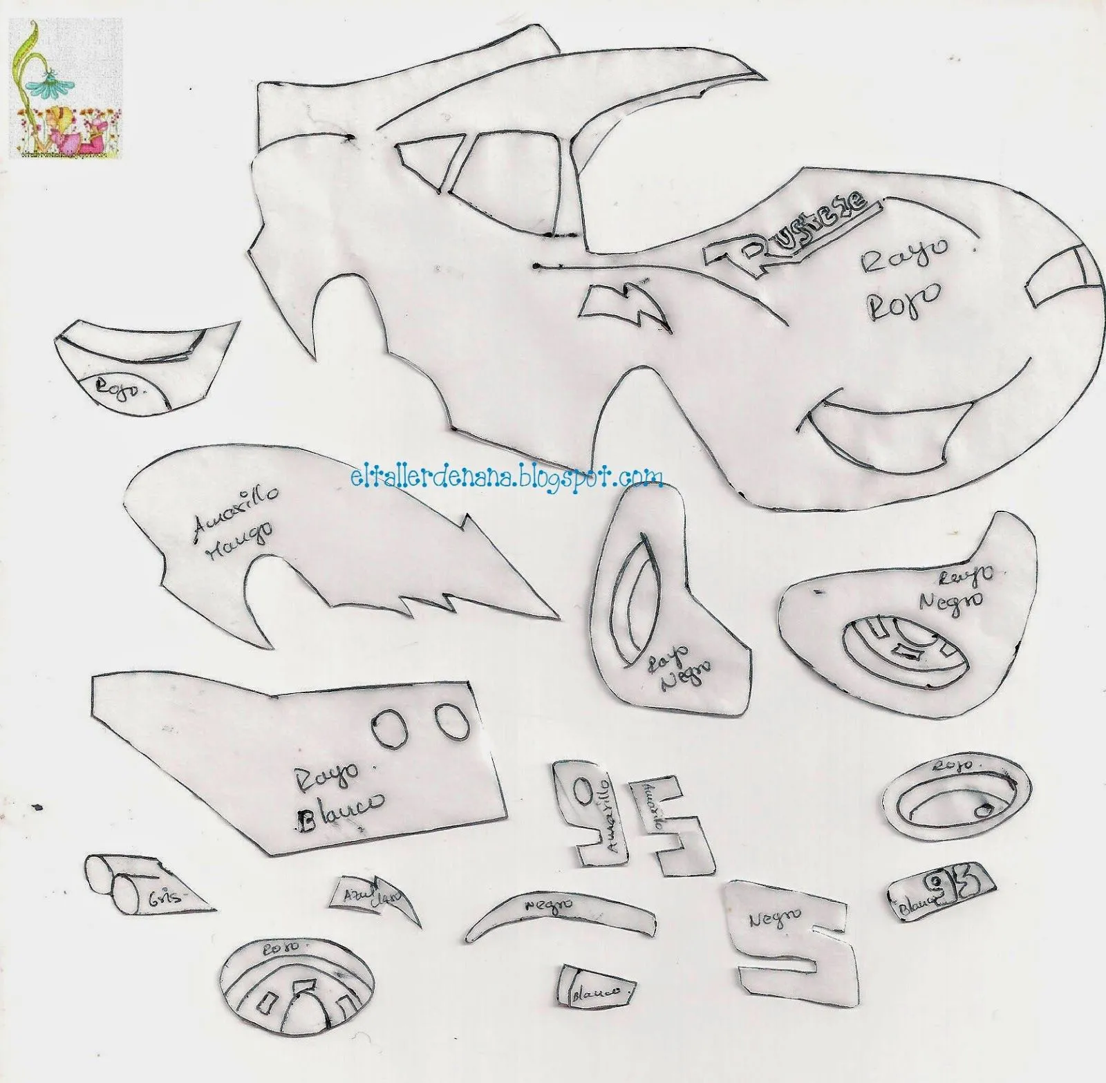 Moldes de cars para hacer en foami - Imagui Moldes de cars para hacer en foami - Imagui