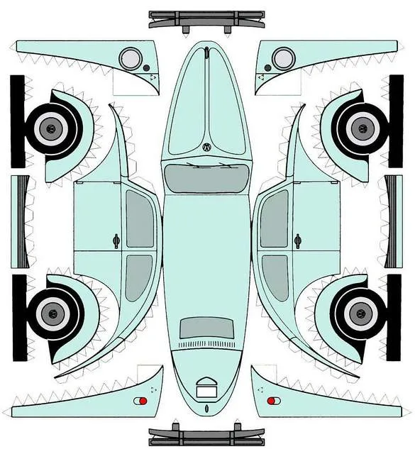 CoSqUiLLiTaS eN La PaNzA BLoGs: MOLDES DE AUTOS DE PAPEL