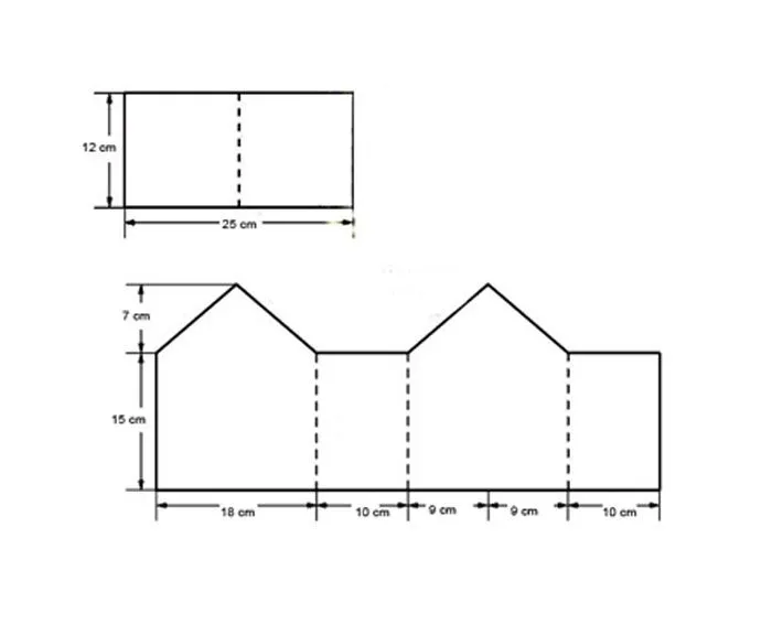 Moldes de casas de papel para imprimir - Imagui Moldes de casas de papel para imprimir - Imagui