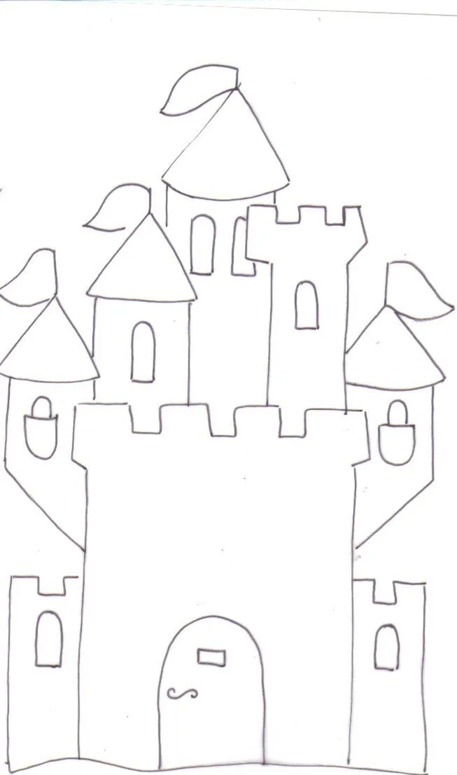 Moldes para hacer un castillo - Imagui