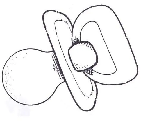 Plantillas de chupones para baby shower - Imagui