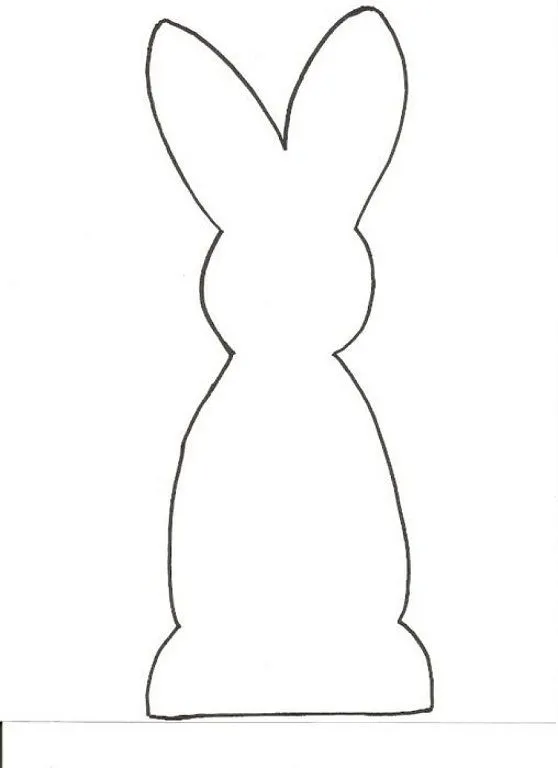 Moldes conejos de pascua - Imagui