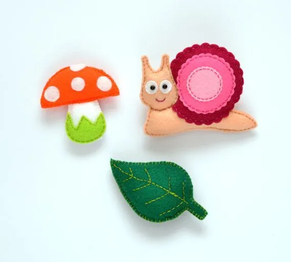 Moldes-de-caracoles-de-fieltro ...