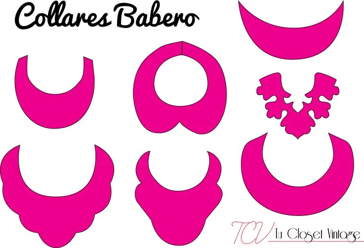moldes para dibujar collares babero - Buscar con Google ... moldes para dibujar collares babero - Buscar con Google ...