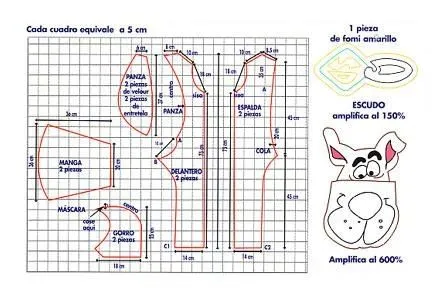 Moldes para hacer un disfraz de tiburon - Imagui