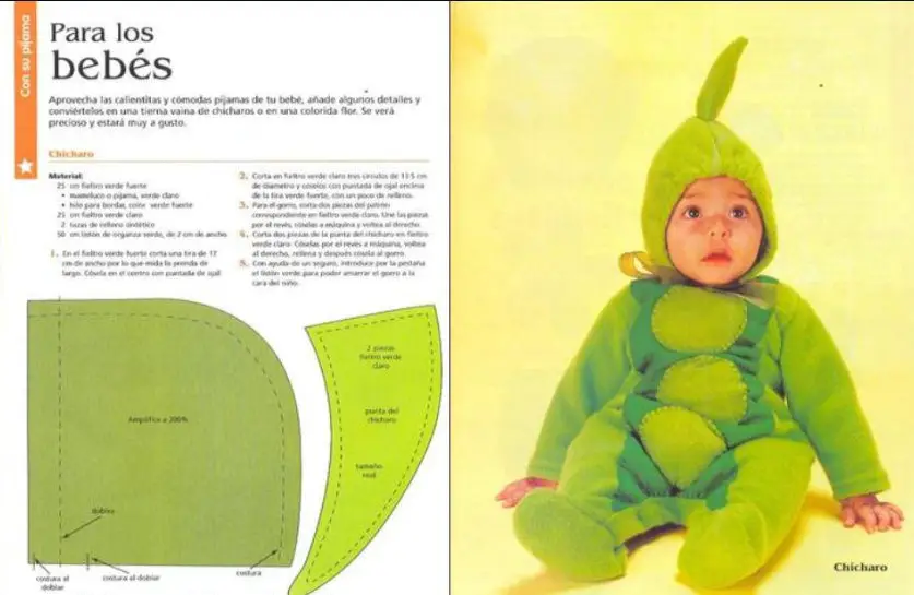 Disfraz de Guisante - Manualidades Infantiles Disfraz de Guisante - Manualidades Infantiles